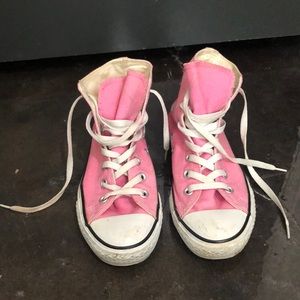 Pink Converse High Tops